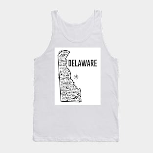 Delaware Map Tank Top